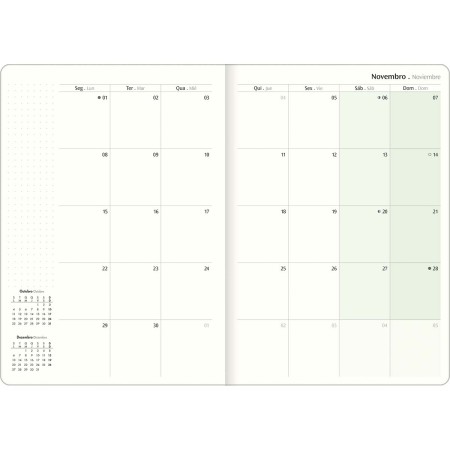 Foto ilustrativa Planner Grampeado 17,8 x 25,4 cm West Village 90 G 2027