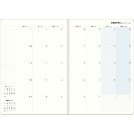 Foto ilustrativa Planner Grampeado 17,8 x 25,4 cm West Village 90 G 2027