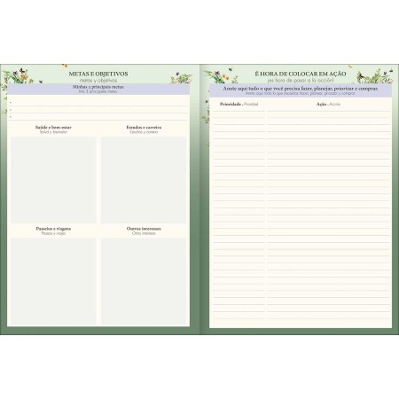 Foto ilustrativa Planner Grampeado 20 x 27,5 cm Naturalis 90 G 2027