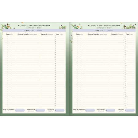 Foto ilustrativa Planner Grampeado 20 x 27,5 cm Naturalis 90 G 2027
