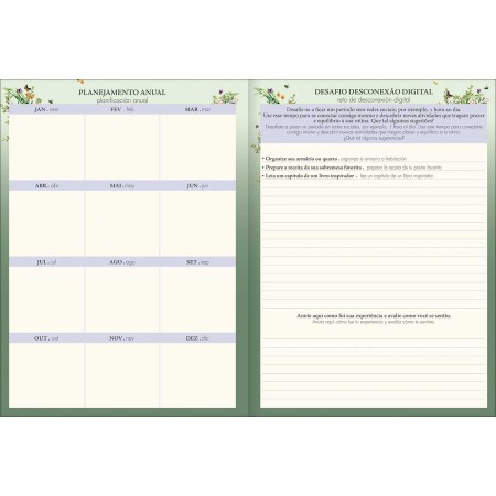 Foto ilustrativa Planner Grampeado 20 x 27,5 cm Naturalis 90 G 2027
