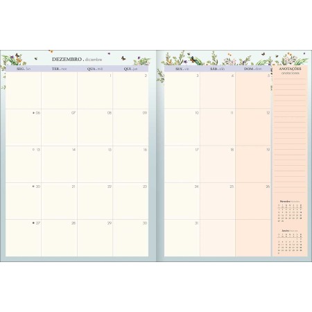 Foto ilustrativa Planner Grampeado 20 x 27,5 cm Naturalis 90 G 2027