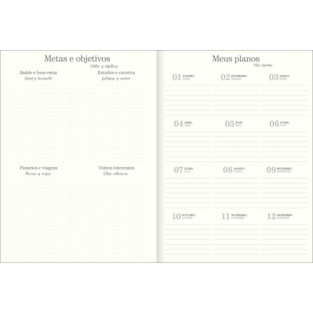 Foto ilustrativa Planner Grampeado 20,0 x 27,5 cm Vanilla 90 G 2027