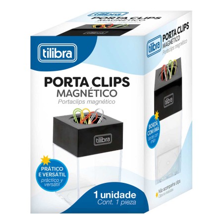 Foto ilustrativa PORTA CLIPS MAGNETICO PRETO