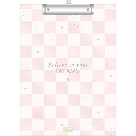 Foto ilustrativa Prancheta A4 Decorada Soho com Prendedor Metálico