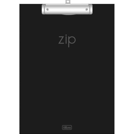 Foto ilustrativa Prancheta A4 Decorada Zip com Prendedor Metálico