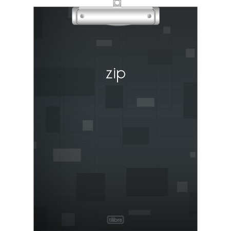Foto ilustrativa Prancheta A4 Decorada Zip com Prendedor Metálico