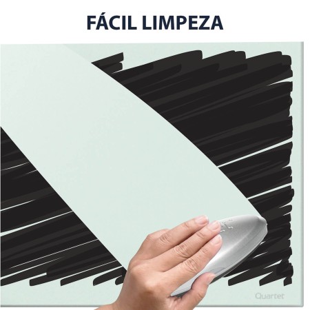 Foto ilustrativa Quadro Branco Magnético Vidro InvisaMount 127x71cm