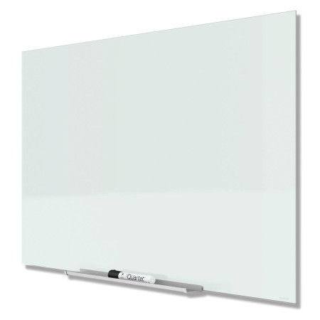 Foto ilustrativa Quadro Branco Magnético Vidro InvisaMount 127x71cm