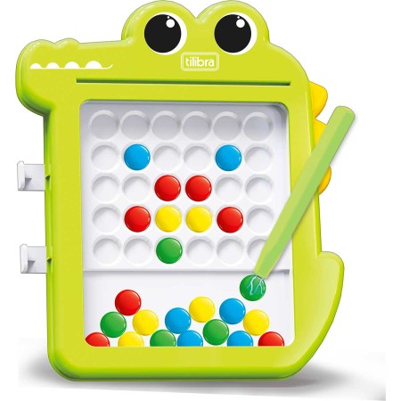 Foto ilustrativa Quadro de Desenho Magnético Jacaré 14cm x 17cm