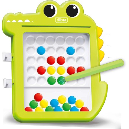 Foto ilustrativa Quadro de Desenho Magnético Jacaré 14cm x 17cm