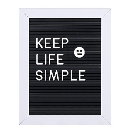 Foto ilustrativa Quadro Letreiro Desk 21,5x16,5cm