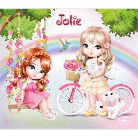 Foto ilustrativa Quebra-Cabeça 24 Peças Jolie