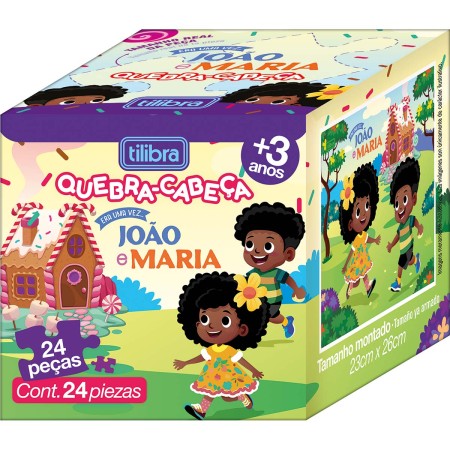 Foto ilustrativa Quebra-Cabeças 12 Peças Era uma Vez