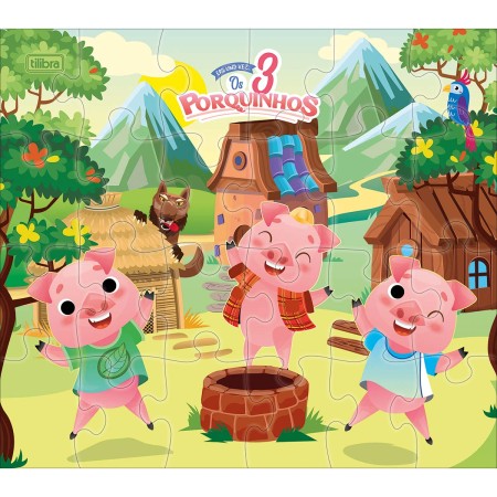 Foto ilustrativa Quebra-Cabeças 12 Peças Era uma Vez