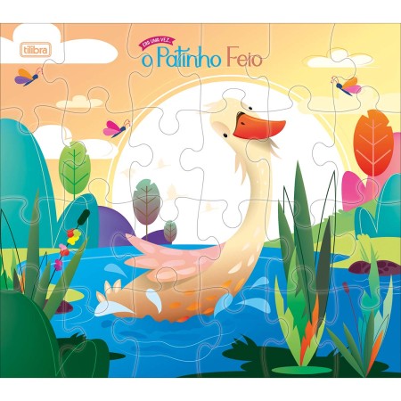 Foto ilustrativa Quebra-Cabeças 12 Peças Era uma Vez