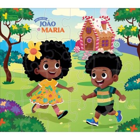 Foto ilustrativa Quebra-Cabeças 12 Peças Era uma Vez