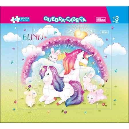 Foto ilustrativa Quebra-Cabeças 24 Peças Blink