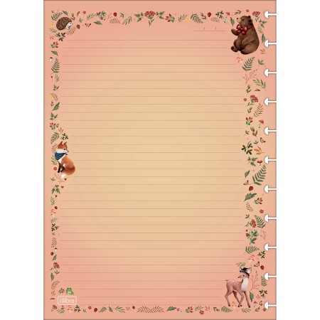 Foto ilustrativa Refil para Tilidisco Universitário Loveland 50 Folhas 90 Gramas