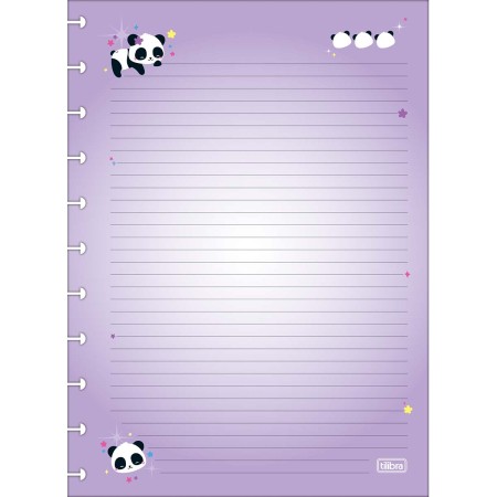 Foto ilustrativa Refil para Tilidisco Universitário Lovely Friend 50 Folhas