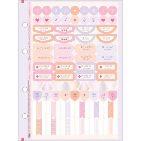 Foto ilustrativa Refil Tiliflex para Caderno Argolado Cartonado Colegial Soho 80 Folhas