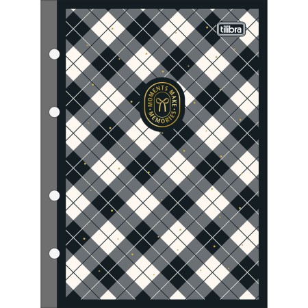 Foto ilustrativa Refil Tiliflex para Caderno Argolado Cartonado Colegial West Village 80 Folhas