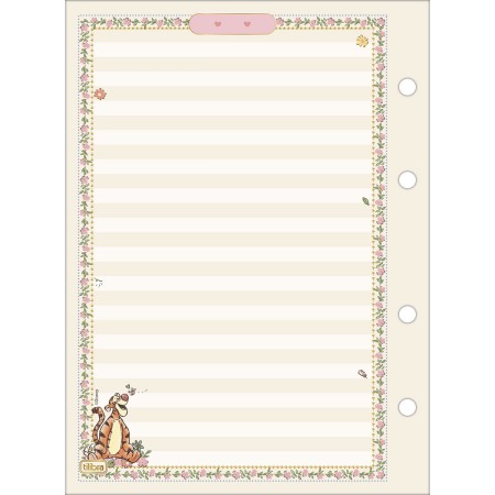 Foto ilustrativa Refil Tiliflex para Caderno Argolado Colegial Pooh 80 Folhas