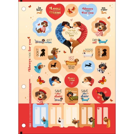 Foto ilustrativa Refil Tiliflex para Caderno Argolado Universitário Brownie 80 Folhas