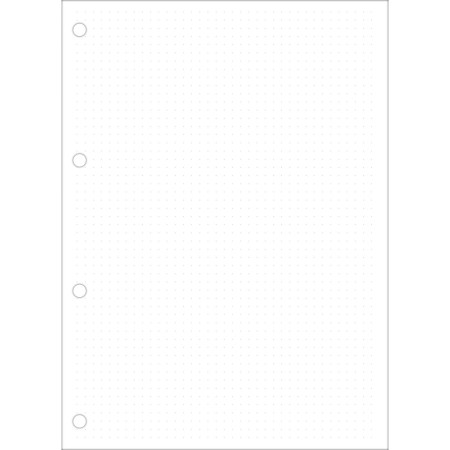 Foto ilustrativa Refil Tiliflex Pontilhado para Caderno Argolado Universitário 80 Folhas