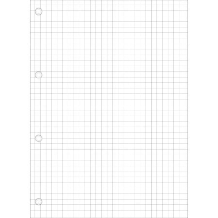 Foto ilustrativa Refil Tiliflex Quadriculado 7x7 para Caderno Argolado Universitário Académie 80 Folhas