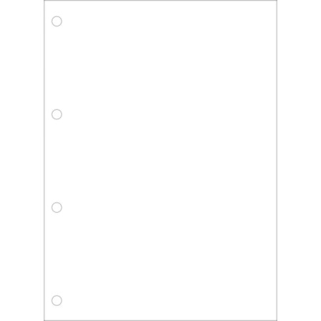 Foto ilustrativa Refil Tiliflex sem Pauta para Caderno Argolado Universitário 80 Folhas