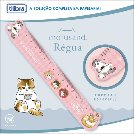 Foto ilustrativa Regua 15 cm Mofusand