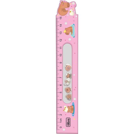 Foto ilustrativa Régua 15cm Capyclub