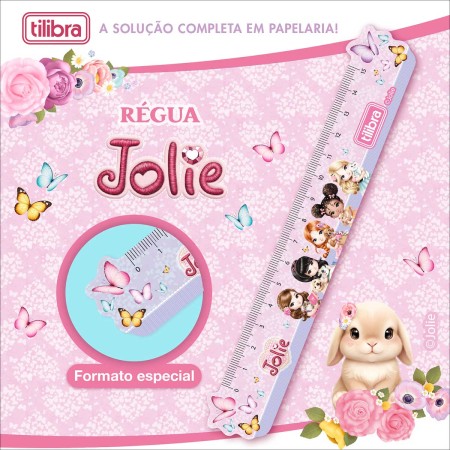 Foto ilustrativa Régua 15cm Jolie