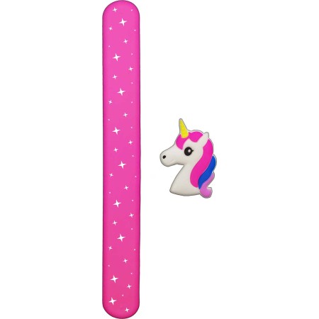 Foto ilustrativa Régua Bracelete 15cm Unicórnio com Cheiro de Docinho