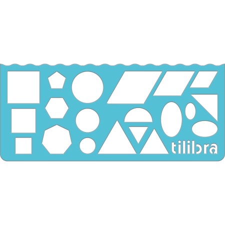 Foto ilustrativa Régua Stencil Fun - Blister com 4 unidades