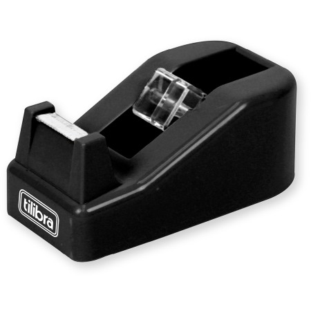 Foto ilustrativa Suporte Para Fita Adesiva Pequeno Preto