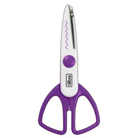 Foto ilustrativa Tesoura 140mm Zig-Zag Cores Sortidas