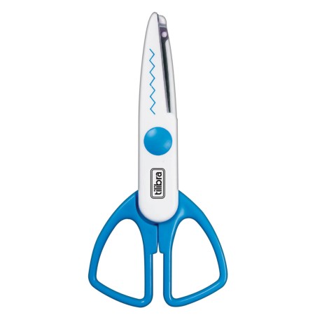 Foto ilustrativa Tesoura 140mm Zig-Zag Cores Sortidas