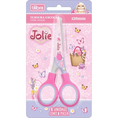 Foto ilustrativa Tesoura Escolar 128mm Jolie