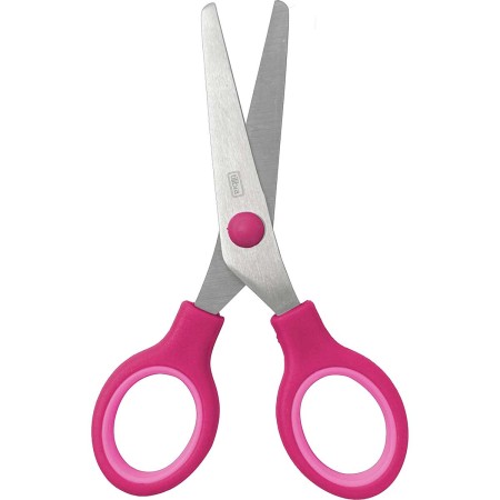 Foto ilustrativa Tesoura Escolar 132mm Flow Up Rosa