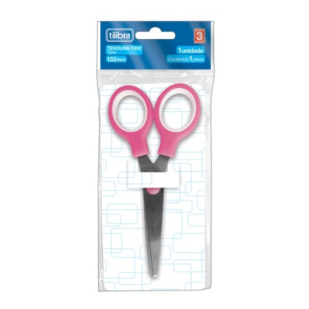 Foto ilustrativa Tesoura Escolar 132mm T402 Rosa