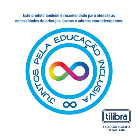 Foto ilustrativa Tesoura Escolar 136MM Alça Adapt