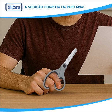 Foto ilustrativa Tesoura Escolar 140mm Comfy - Sortido