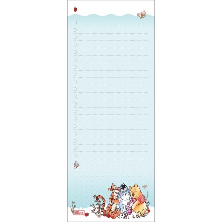 Foto ilustrativa Tilembrete Decorado G Pooh 82x209mm 50 Folhas