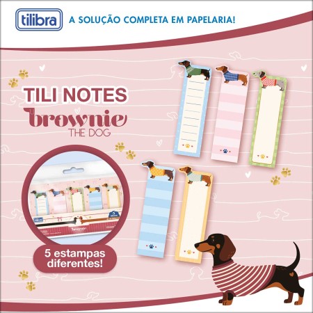Foto ilustrativa Tili Notes Brownie The Dog