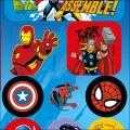 Foto ilustrativa Adesivo Decorado Duplo Avengers