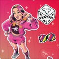 Foto ilustrativa Adesivo Decorado Duplo G Dos Rosa
