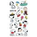 Foto ilustrativa Adesivo Decorado Transparente Snoopy 6 Folhas