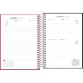 Foto ilustrativa Agenda Costurada Diária 11,7x 16,4 cm Neon 2026